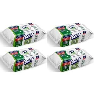 Solo Yüzey Temizlik Havlusu - Mendili 100 Yaprak Sedir Ağacı & Yasemin Esintisi (4 Lü Set) 400 Yprk