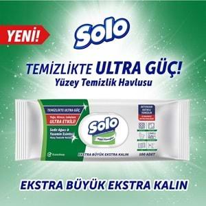 Solo Yüzey Temizlik Havlusu - Mendili 100 Yaprak Sedir Ağacı & Yasemin Esintisi (12 Li Set) 1200 Ypk