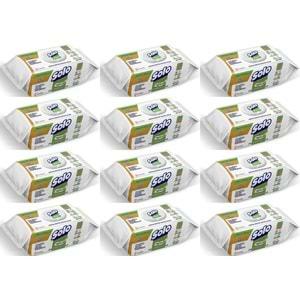 Solo Yüzey Temizlik Havlusu - Mendili 100 Yaprak Beyaz Sabun Ferahlığı (12 Li Set) 1200 Yaprak