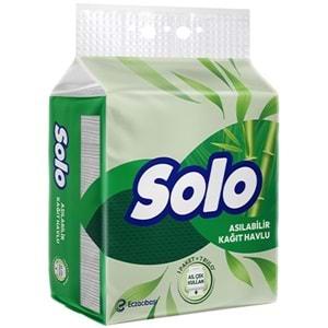 Solo Asılabilir Kağıt Havlu 1 Paket (1PK= 7 Rulo) Hijyenik ve Pratik Kullanım İçin Uygun (3 Lü Set)