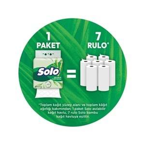 Solo Asılabilir Kağıt Havlu 1 Paket (1PK= 7 Rulo) Hijyenik ve Pratik Kullanım İçin Uygun (18 Li Set)