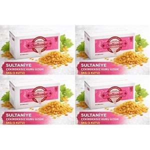 Tariş Sultaniye Çekirdeksiz Kuru Üzüm 20KG (4PK*5KG)