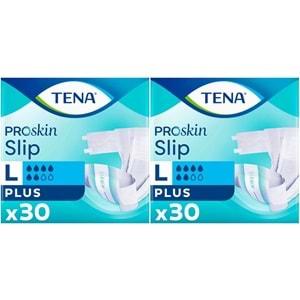 Tena Proskin Slip Plus Bel Bantlı Yetişkin Bezi L - Büyük - Large 60 Adet