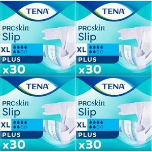 Tena Proskin Slip Plus Bel Bantlı Yetişkin Bezi XL - Ekstra Büyük - Extra Large 120 Adet