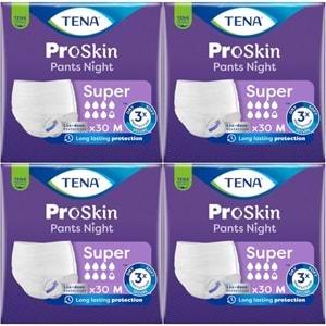 Tena Proskin Pants Süper Night Gece Emici Külot Yetişkin Bezi M - Orta - Medium 120 Adet