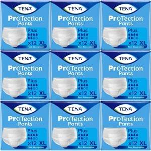 Tena ProTection Pants Plus Emici Külot Yetişkin Bezi XL - Ekstra Büyük - Extra Large 108 Adet