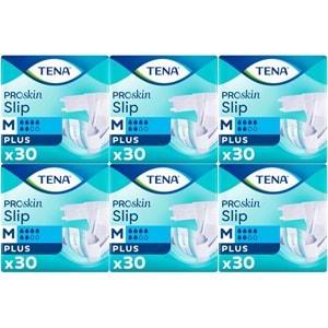 Tena Proskin Slip Plus Bel Bantlı Yetişkin Bezi M - Orta - Medium 180 Adet