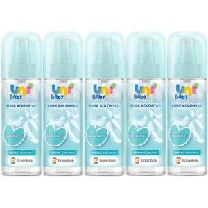 Uni Baby Bebek Kolonyası 150ML Nemlendiricili/Bebeksi Dokunuş (5 Li Set)