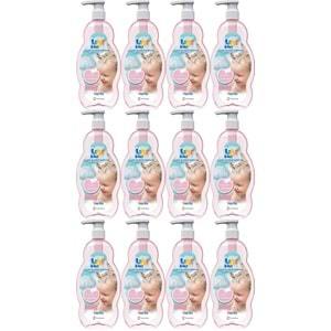 Uni Baby Bebek Kolay Tarama Saç ve Vücut Şampuanı 700ML (Pompalı) (12 Li Set)