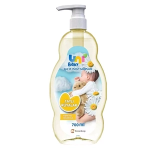 Uni Baby Bebek Şampuanı 700ML Tatlı Rüyalar (Pompalı) (5 Li Set)