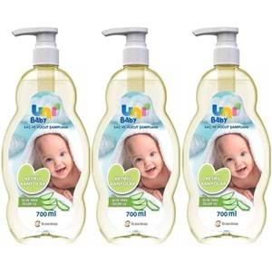 Uni Baby Bebek Şampuanı 700ML Keyifli Banyolar (Pompalı) (3 Lü Set)