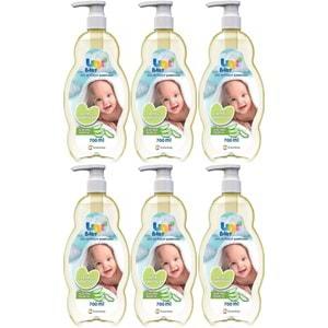 Uni Baby Bebek Şampuanı 700ML Keyifli Banyolar (Pompalı) (6 Lı Set)