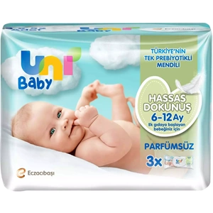 Uni Baby Islak Havlu Hassas Dokunuş 52 Yaprak (36 Lı Set) 1872 Yaprak (12PK*3)