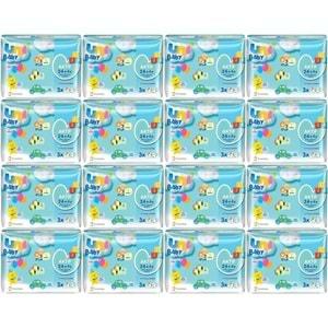 Uni Baby Islak Havlu Aktif / Oyna & Öğren 52 Yaprak (48 Li Set) 2496 Yaprak (16PK*3)