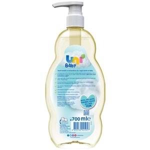 Uni Baby Bebek Saç ve Vücut Şampuanı 700ML Klasik (Pompalı) (12 Li Set)