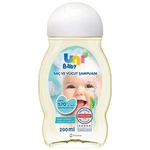 Uni Baby Bebek Saç ve Vücut Şampuanı 200ML Klasik (2 Li Set)