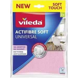 Vileda Actifibre Soft Universal New Soft Touch (Paket içi 2 Li) (5 Li Set)