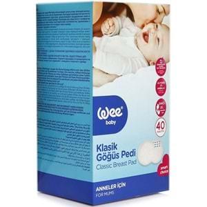 Wee Baby Klasik Göğüs Pedi (40 Lı) 480 Adet (12Pk*40)