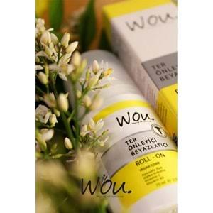 Wou World Of Unique Roll-On Unisex Deodorant 75ML Ter Önleyici Beyazlatıcı (5 Li Set)
