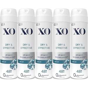 XO Deodorant 150ML Women-Kadın Dry & Effective (5 Li Set)