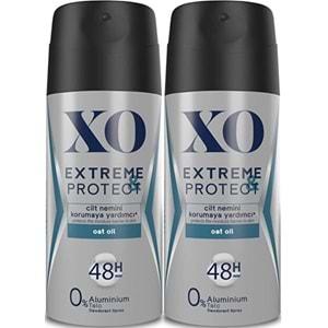 XO Deodorant 150ML Men-Erkek Extreme & Protect (2 Li Set)