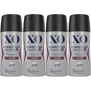 XO Deodorant 150ML Men-Erkek Sensitive & Protect (4 Lü Set)