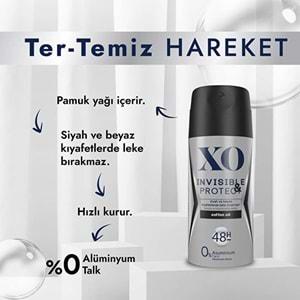 XO Deodorant 150ML Men-Erkek Invisible & Protect (3 Lü Set)