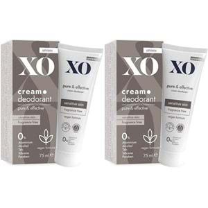 XO Krem Deodorant 75ML Unisex Pure & Effective Kokusuz (2 Li Set)