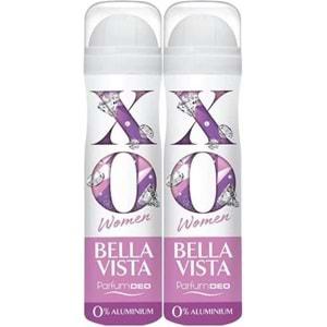 XO Deodorant 150ML Women-Kadın Bella Vista (2 Li Set)