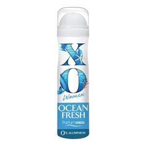 XO Deodorant 150ML Women-Kadın Ocean Fresh (3 Lü Set)