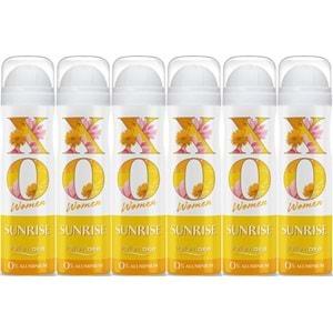 XO Deodorant 150ML Women-Kadın Sunrise (6 Lı Set)