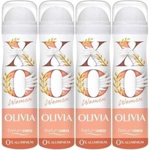 XO Deodorant 150ML Women-Kadın Olıvıa (4 Lü Set)