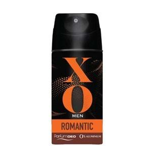 XO Deodorant 150ML Men-Erkek Romantıc (5 Li Set)