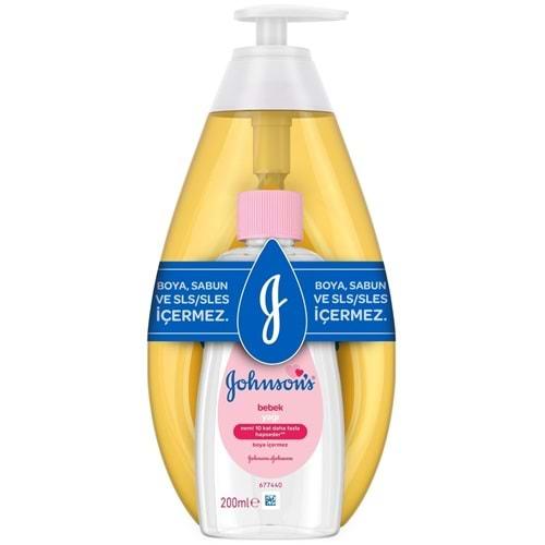 Johnsons Baby Bebek Şampuanı Klasik 750ML + Bebek Yağı 200ML