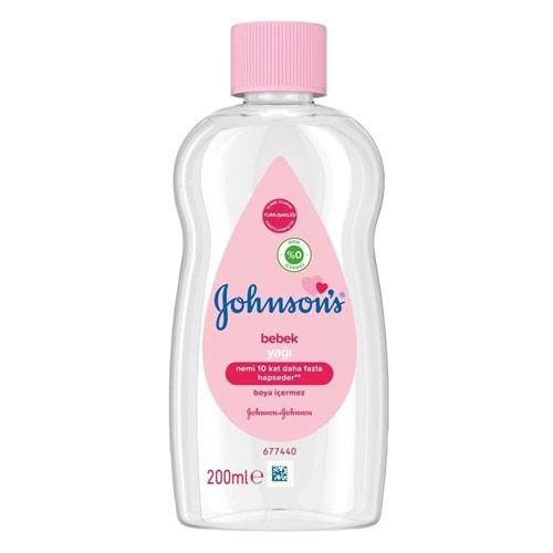 Johnsons Baby Bebek Yağı 200ML Nemlendirici (Pembe)