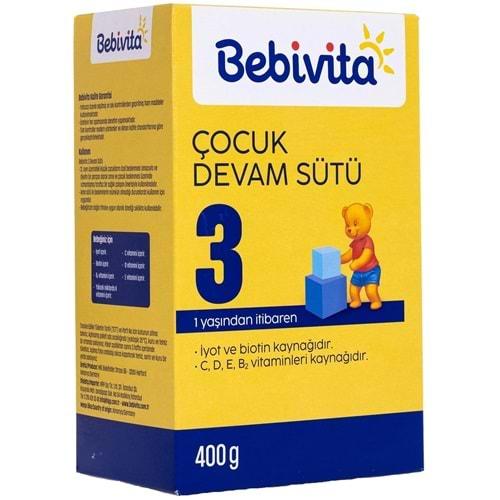 Bebivita Bebek Sütü 400GR No:3 (1 Yaşından İtibaren)