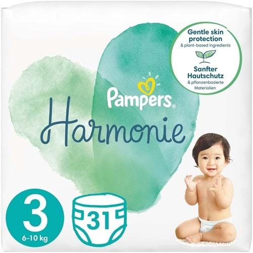 Prima Pampers Harmonie Bebek Bezi Beden:3 (6-10KG) Midi 31 Adet Ekonomik Pk