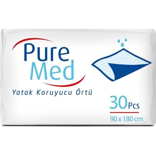 Puremed Hasta Yatak Koruyucu 90*180CM 30 Adet Tekli Pk