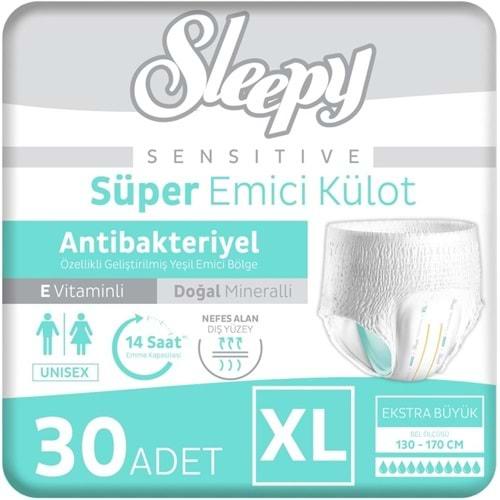 Sleepy Hasta Bezi Yetişkin Emici Külot XL - Ekstra Büyük - Extra Large 30 Adet Tekli Pk