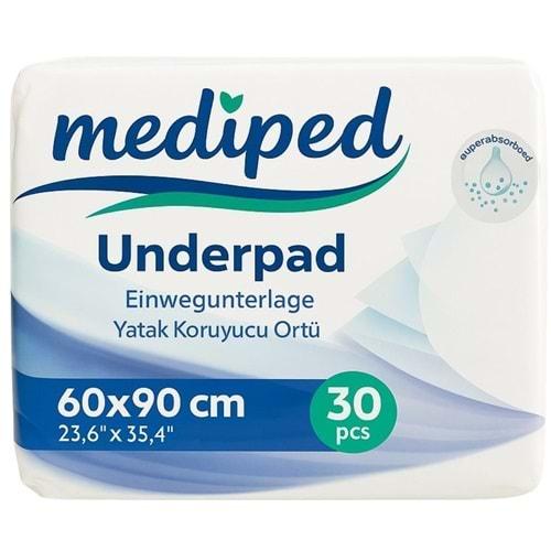 Mediped Hasta Alt Açma Yatak Koruyucu Örtü 60*90CM (İç Adet 30 Adet) Klasik
