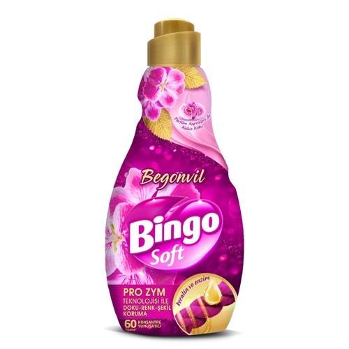 Bingo Soft Çamaşır Yumuşatıcı Konsantre 1440ML Begonvil