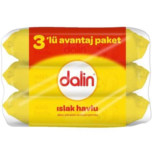 Dalin Islak Havlu Mendil Klasik 56 Yaprak 3 Lü Pk (168 Yaprak) P.K