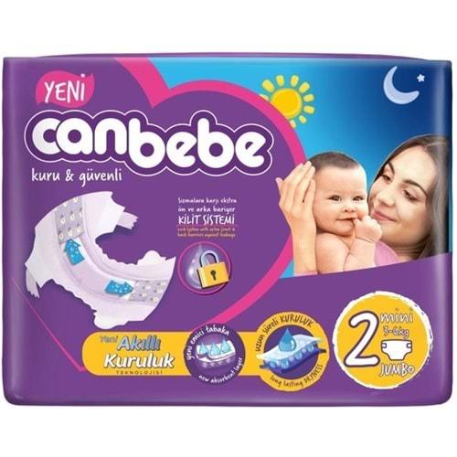 Canbebe Jumbo Beden:2 (3-6Kg) Mini 68 Adet Bebek Bezi