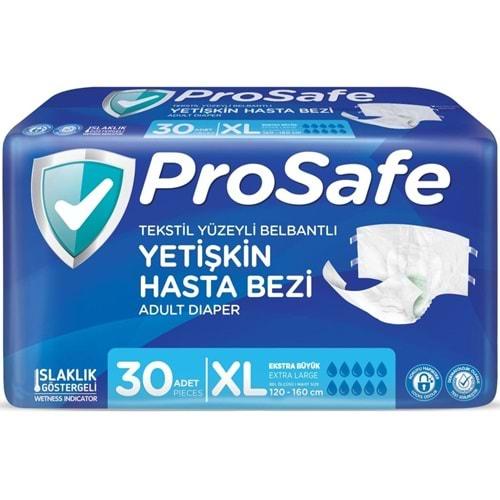 Prosafe Hasta Bezi Yetişkin Bel Bantlı Tekstil Yüzey XL - Extra Large - Ekstra Büyük Boy 30 Adet Tekli Pk