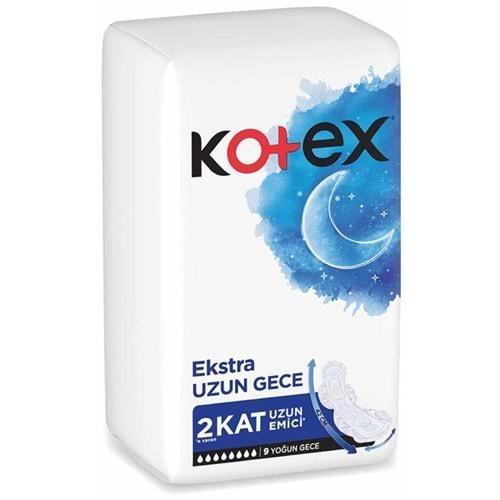 Kotex Hijyenik Ped Ekstra Uzun Gece 9 Adet