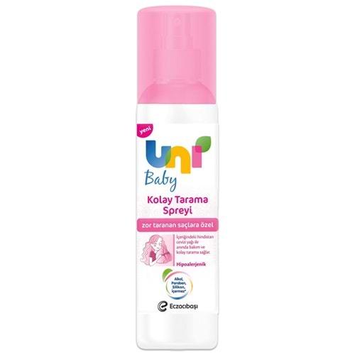 Uni Baby Kolay Saç Tarama Spreyi 200ML Zor Taranan Saçlara Özel