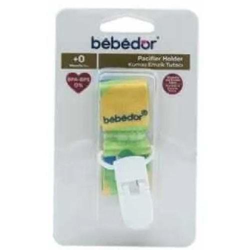 Bebedor Kumaş Emzik Tutacı (Kod:7502) - Yeşil (Desenli)