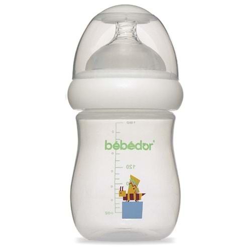 Bebedor Desenli Geniş Ağızlı PP Biberon 180ML (Kod:97322) - Sarı