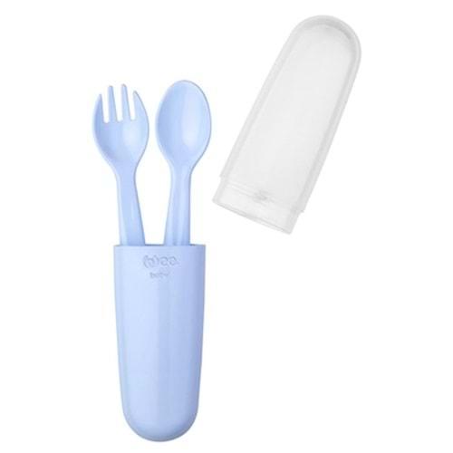 Wee Çatal Kaşık Seti (Kod:134) - Mavi