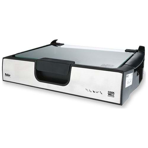 Fakir Cookwell Cam Kapaklı Dumansız Elektrikli Mangal Izgara Barbekü 2000 W + 1 Adet Cam Kapak